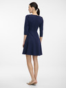Orsay Tmavě modré dámské šaty ke kolenům ORSAY