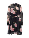 Orsay Černé dámská květinové šaty ke kolenům ORSAY
