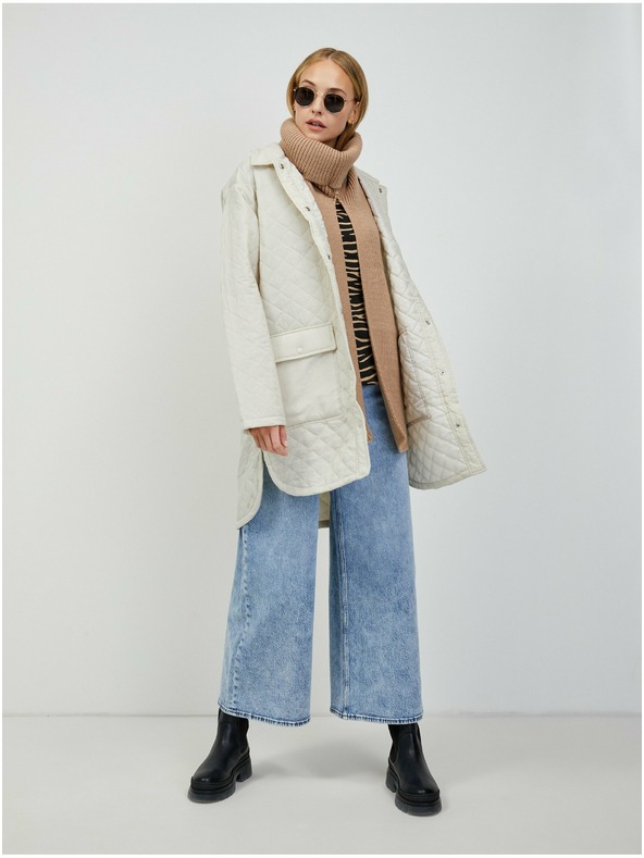 Orsay Béžovo-černé tričko se zvířecím vzorem ORSAY