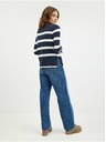 Orsay Bílo-modrý dámský pruhovaný svetr ORSAY