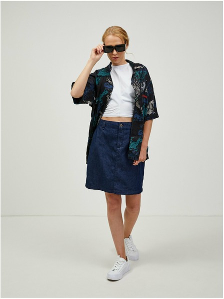 Orsay Tmavě modrá džínová sukně ORSAY