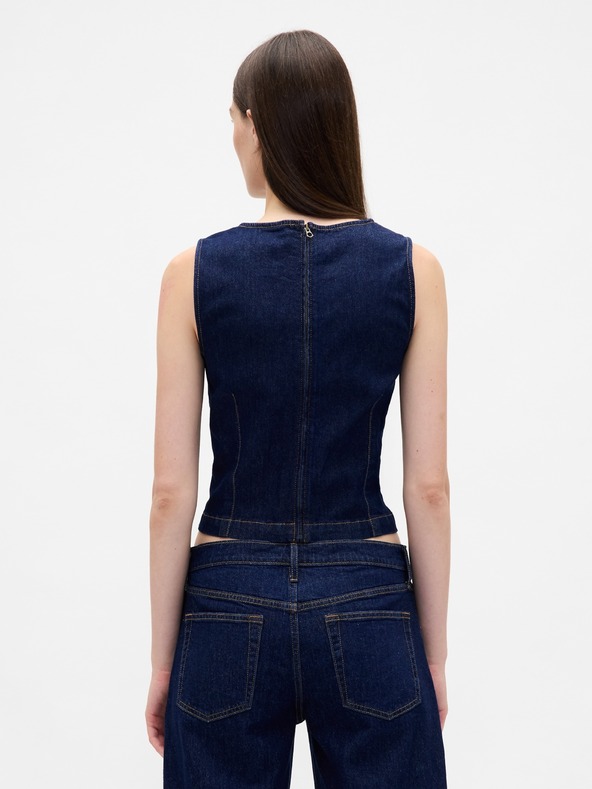 GAP Džínový crop top GAP