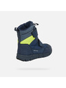 Geox Tmavě modrá chlapecká zimní obuv Geox Flexyper Boy B ABX