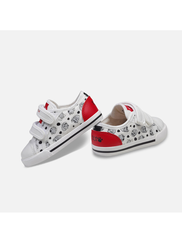 Geox Bílé dívčí tenisky Geox Kilwi