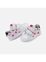 Geox Bílé dívčí tenisky Geox Kilwi