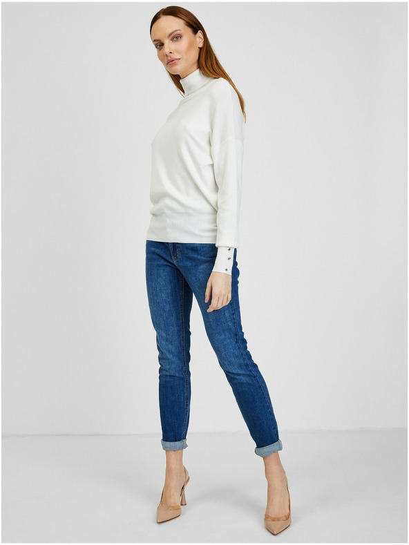 Orsay Bílý dámský svetr ORSAY