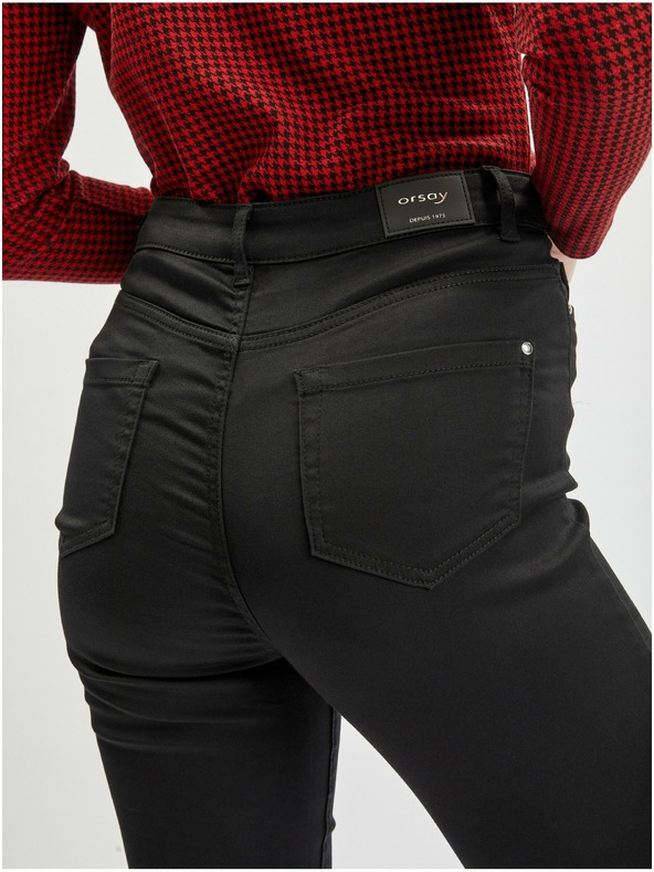 Orsay Černé dámské skinny fit kalhoty ORSAY