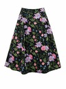 Orsay Černá dámská květovaná sukně ORSAY