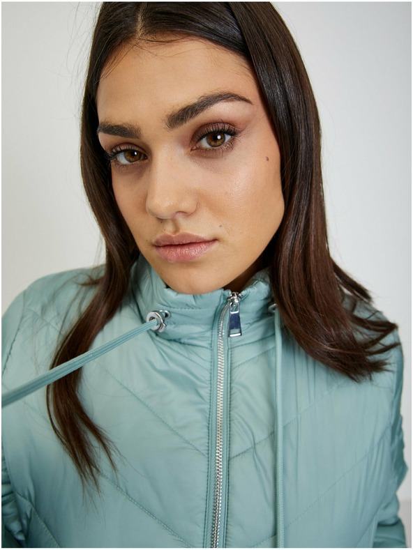 Orsay Zelená dámská lehká prošívaná bunda ORSAY