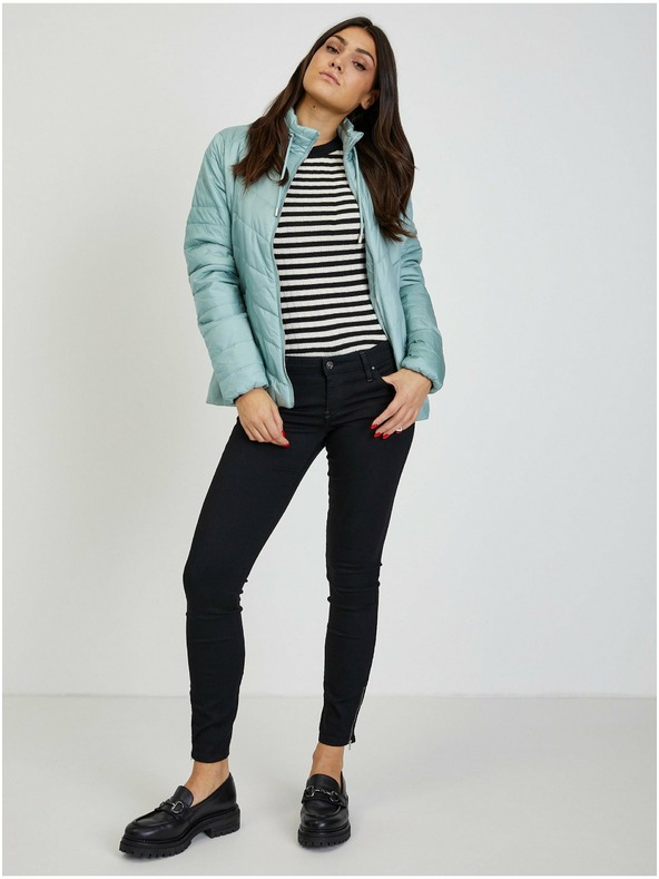 Orsay Zelená dámská lehká prošívaná bunda ORSAY