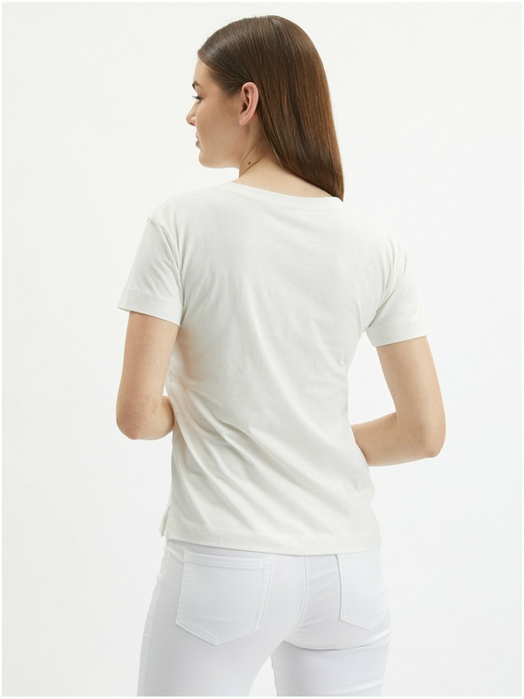 Orsay Krémové dámské tričko ORSAY