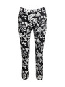 Orsay Bílo-černé dámské vzorované kalhoty ORSAY
