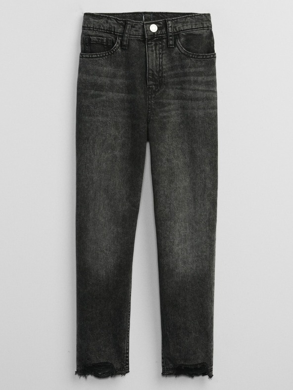 GAP Dětské džíny mom black GAP