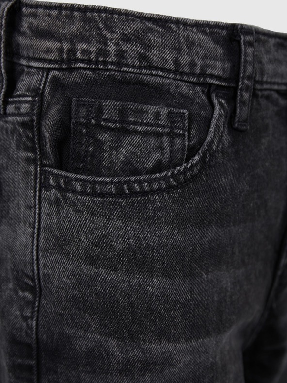 GAP Dětské džíny mom black GAP