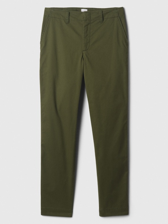 GAP Kalhoty s kapsami Mid-Rise Downtown Khaki GAP