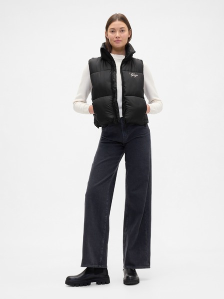 GAP Prošívaná nepromokavá vesta Logo PrimaLoft® GAP