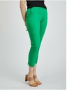 Orsay Zelené dámské zkrácené kalhoty ORSAY
