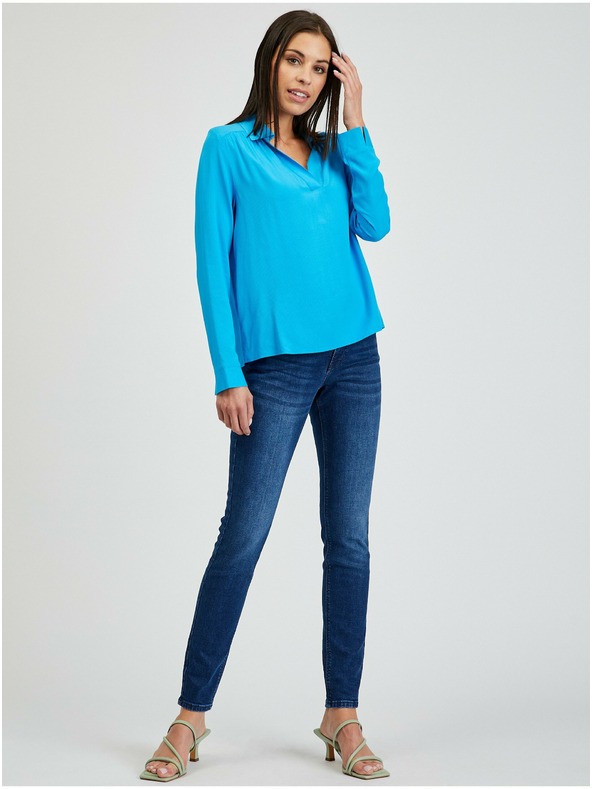 Orsay Modrá dámská halenka ORSAY