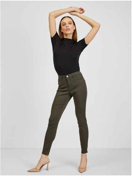 Orsay Khaki dámské kalhoty ORSAY
