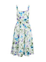 Orsay Modro-krémové dámské květované šaty ORSAY