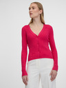 Orsay Tmavě růžový dámský kardigan ORSAY
