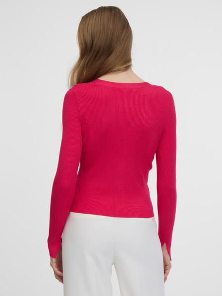 Orsay Tmavě růžový dámský kardigan ORSAY