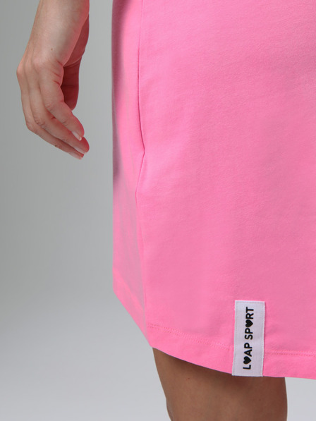 Loap Růžové dámské šaty LOAP ABMAJKA