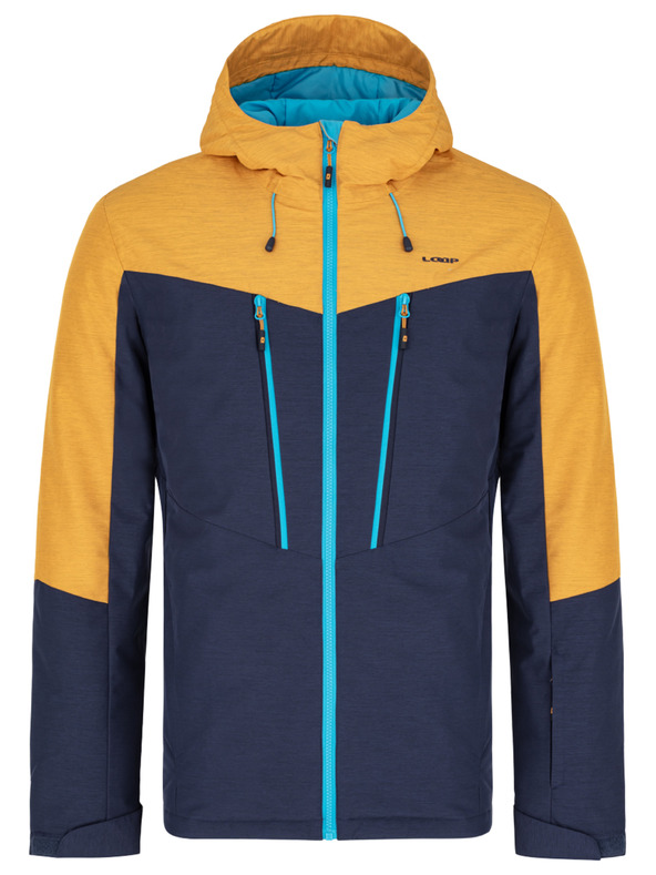 Loap Modro-žlutá pánská lyžařská bunda LOAP Lawrence