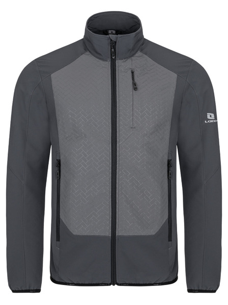Loap Tmavě šedá pánská outdoorová bunda LOAP Urval