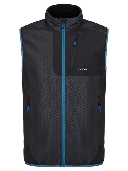 Loap Černá pánská vesta LOAP Urkel