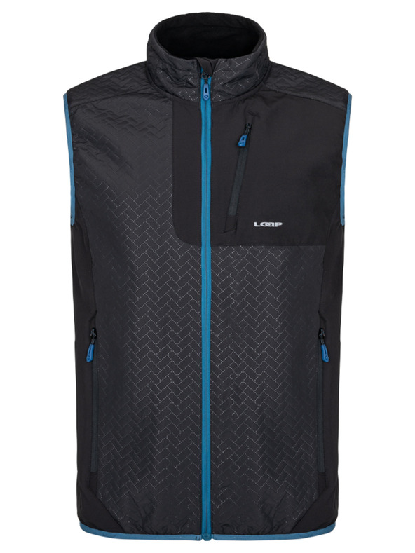 Loap Černá pánská vesta LOAP Urkel