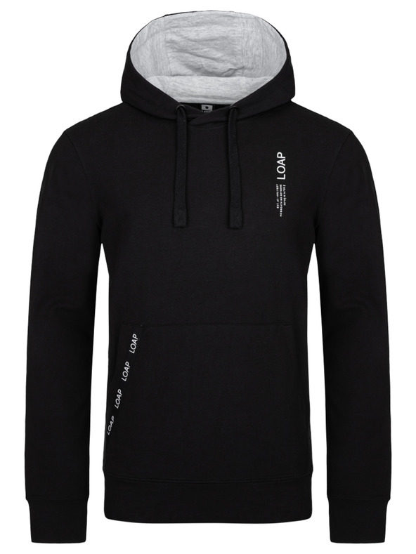 Loap Černá pánská mikina LOAP EWONUL