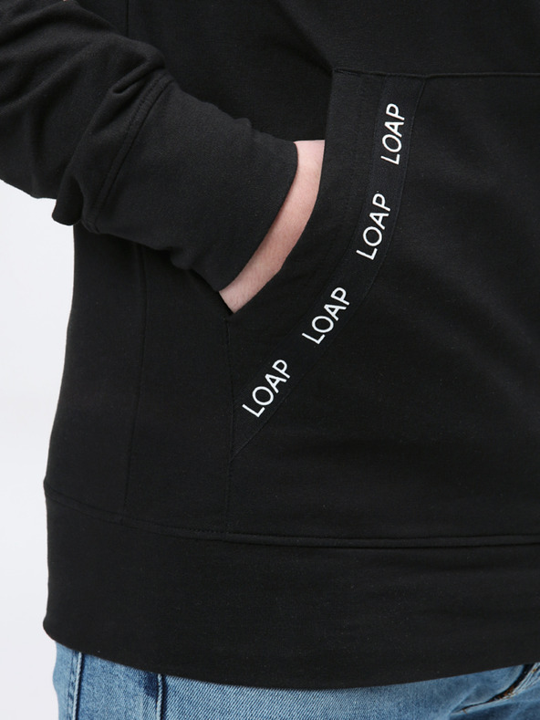 Loap Černá pánská mikina LOAP EWONUL