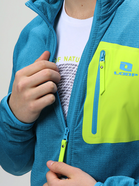 Loap Modrá pánská mikina LOAP MOTOL