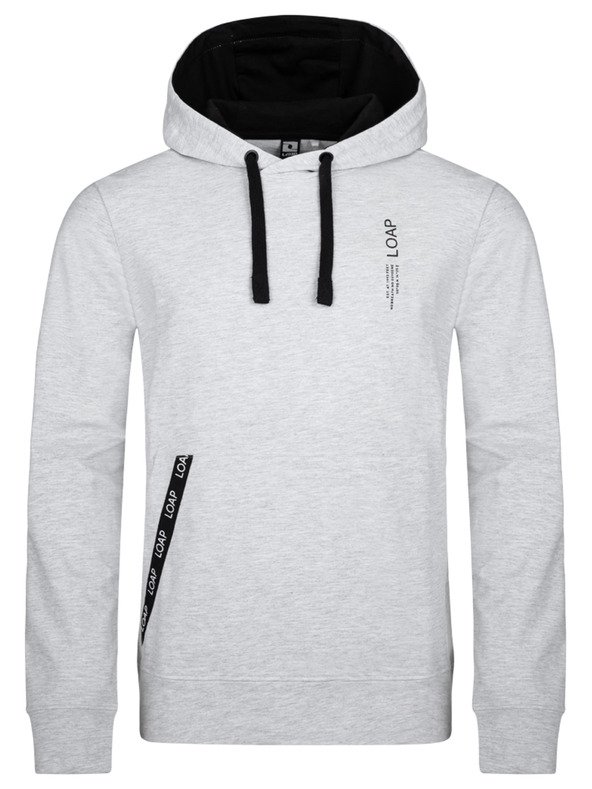 Loap Světle šedá pánská mikina LOAP EWONUL