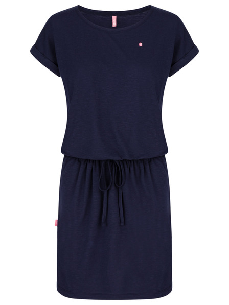 Loap Tmavě modré dámské letní šaty LOAP BLADANA