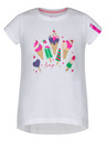 Loap Bílé holčičí tričko s potiskem LOAP BESNUDA