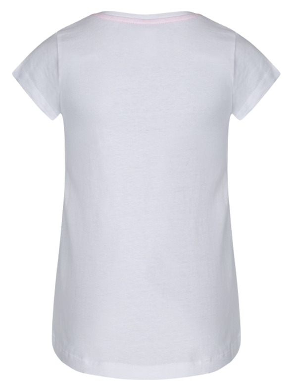 Loap Bílé holčičí tričko s potiskem LOAP BESNUDA