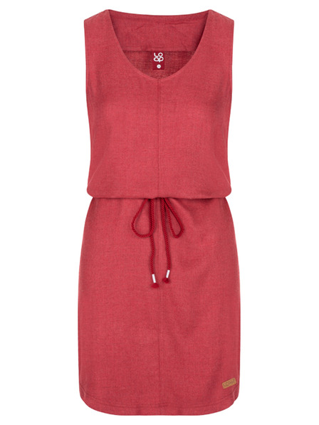 Loap Červené dámské letní šaty LOAP NECLA