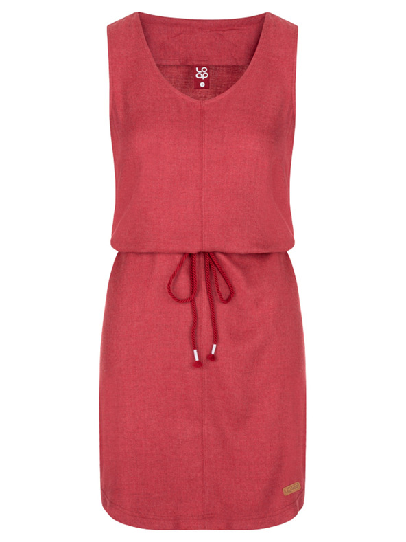 Loap Červené dámské letní šaty LOAP NECLA