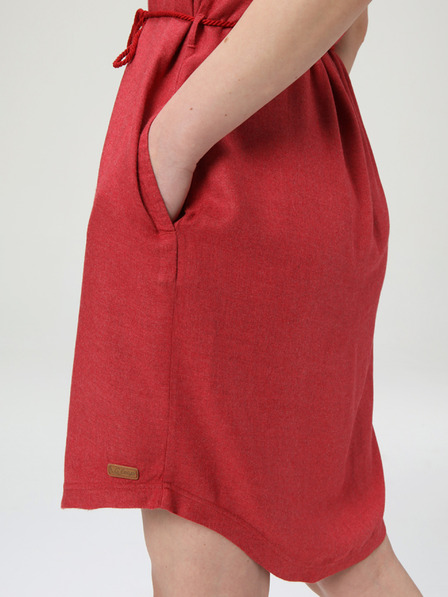 Loap Červené dámské letní šaty LOAP NECLA