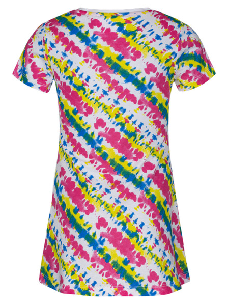 Loap Růžovo-bílé holčičí vzorované šaty LOAP Bestona