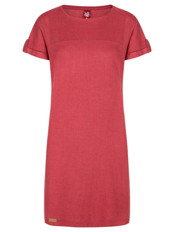 Loap Červené dámské šaty LOAP NEBRASKA