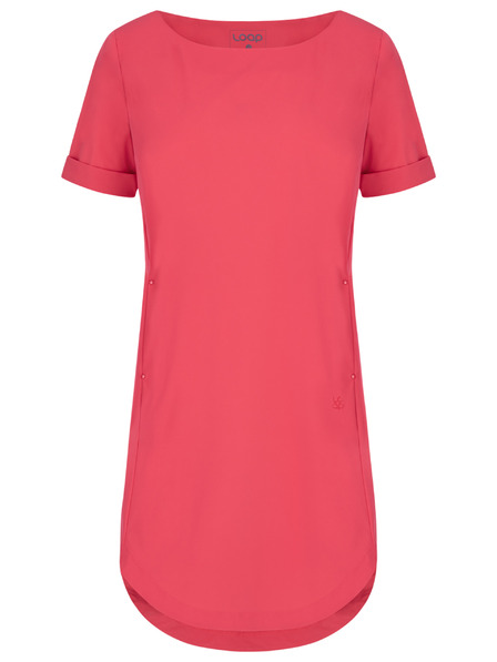 Loap Tmavě růžové dámské šaty LOAP Ubakala