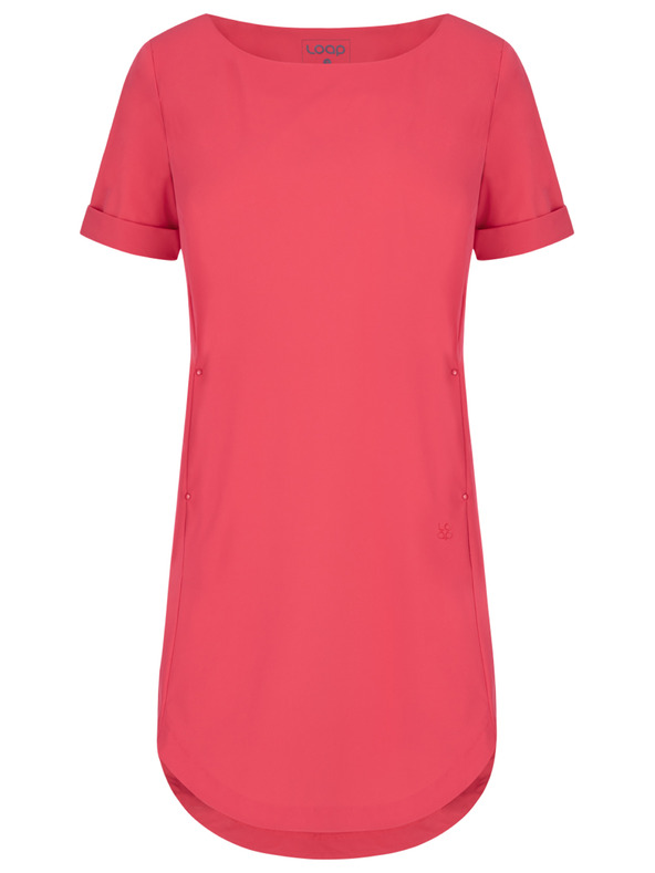 Loap Tmavě růžové dámské šaty LOAP Ubakala