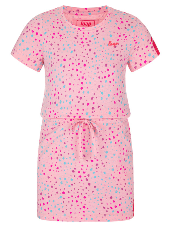 Loap Růžové holčičí vzorované šaty LOAP BESNA