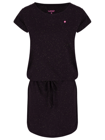 Loap Tmavě modré dámské letní šaty LOAP BURGET