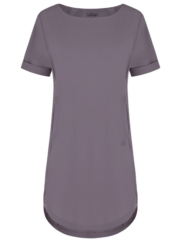 Loap Šedé dámské šaty LOAP Ubakala