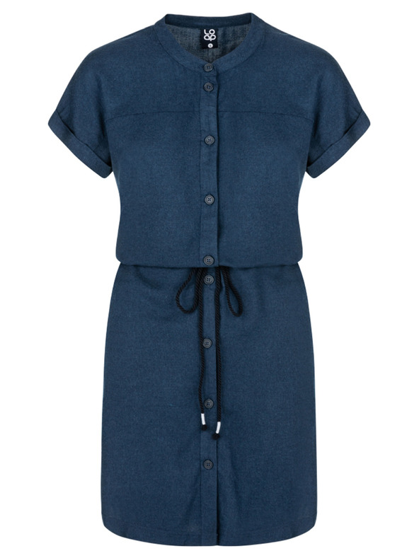 Loap Tmavě modré dámské šaty LOAP Nella