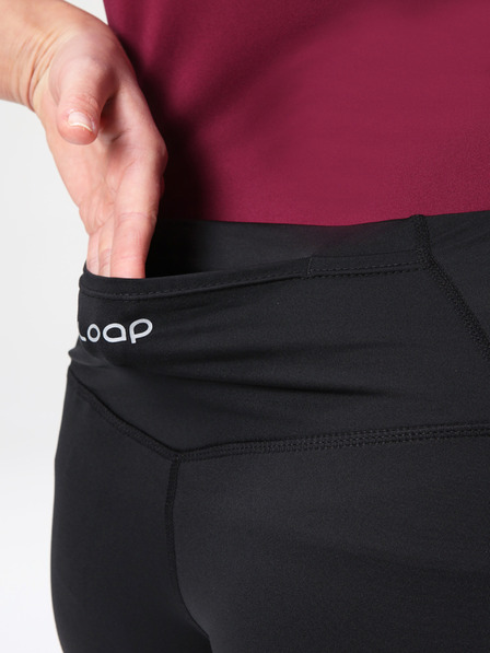 Loap Černé dámské 3/4 legíny LOAP Mebelis